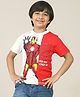 Kidsville Marvel Avengers Featuring Half Sleeves Iron Man Printed Tee - Red & White
