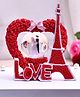 CraftVatika Love Couple Miniature Showpiece with Light, Valentine Day Gift for Boyfriend Girlfriend Wife Husband