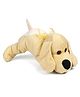 Liviya Charming Lazy Soft Toy Dog Yellow Brown - Length 37.5 cm