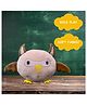 GoldenHub 30 cm Zurru Owl Face Cushion