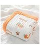 Baby Muslin Organic Cotton Super Soft Absorbent Muslin 6 Layer Blanket - ORANGE CANDY