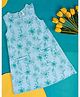 Pantaloons Junior Cotton Sleeveless Ice Cream Printed Dress - Blue