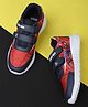 Kidsville Marvel Featuring Spiderman Designed Velcro Closure Shoes - Red