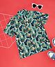 YU by Pantaloons Viscose Rayon Half Sleeves Tropical Theme Printed Shirt - Green