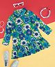 YU by Pantaloons Rayon Full Sleeves Floral Printed Dress - Blue