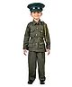 BookMyCostume Indian Army General Profession Community Helper Theme Costume - Green