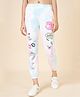 Coolsters by Pantaloons Cotton Be You Text Printed Tie Dye Joggers - Light Blue