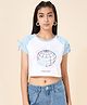 Coolsters by Pantaloons Cotton Half Raglan Sleeves We Are The Future Text Printed Tee - White