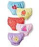 Doodle Poodle 100% Cotton  Knit Panties with Fruit & Floral Print Pack of 5 - Multicolor
