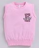 giniekids Sleeveless Typography Printed Top - Pink