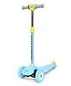 Funride Kids Scooter Road Runner Three Wheel Kick Scooters  with Adjustable Height and Rear Brake  3 Wheels Skate - Blue