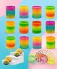 Birthday Popper Rainbow Spring Toy as Birthday Return Gift Kids | Set of 12 | Classic Expandable Slinky for Fun and Stress Relief