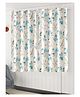 Trance Home Linen Floral Printed 5 Feet 100% Cotton Living Room Bedroom Door and Windows Curtain (Tashi Blue Set 2,5Ft)