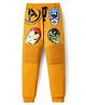 Pine Kids Marvel Terry Knit Full Length Track Pant with Avengers Graphics - Yellow