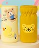 The Cheeky Kidzz Pack of 2 New Born Baby Nursing Feeding Bottle Cover with Soft Stretchable Velvet Attractive Cartoon Design I Baby Milk Feeder Bottle Cover 150 ML-250 ML Glass Steel Feeders