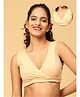 The Mom Store Cotton Spandex Sleeveless Solid Maternity Nursing Sleep Bra - Beige
