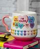 VONCASA  Coffee Cup - 400 ml, Heart Shape Balloon Print