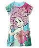 Wear Your Mind Disney The Little Mermaid Featuring Half Sleeves Ariel Printed Dress - Sky Blue