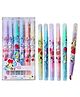 Bunie Double Head Color Marker Highlighters Pen Set - 6 Pcs Multicolor