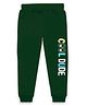 J&JP Cotton Looper Cool Dude Text Printed Pajama - Green
