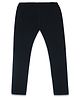 Nino Togs Cotton Lycra Solid Leggings - Black