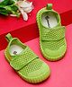 ONYC Solid Perforated Shoes - Lime Green
