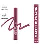 Mila Beauté Pout It Out Matte Lip Crayon | Highly Pigmented & Enriched With Jojoba Oil | Soft Matte Finish | Creamy & Light Weight Texture | Smooth Glide Application | Shade - Rapunzel