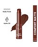 MILA BEAUTE Comfort Matt Lipstick | Highly Pigmented & Long lasting | Hydrating Matte Finish | Light Weight | Single Swipe Application | Luxurious Lip Color - CHOCO BROWNIE - 3.8 g