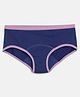 Mackly Cotton Elastane Solid Leak Proof Panty - Royal Blue