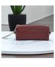 VISMIINTREND Large Capacity Pencil Case Pouch  Cute Aesthetic Zipper Case for Pens, Portable Office Stationery, Makeup Bag, Desk Organizer for School, College, Adults, Women & Men (wine)