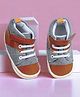 Baby Moo Colour Blocked Anti Skid Sneakers - Grey