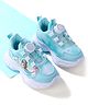 Cute Walk by Babyhug Slip On Sports Shoes with Mermaid Applique - Sea Green
