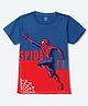 Wear Your Mind Marvel Featuring Half Sleeves Spiderman Printed Tee - Royal Blue