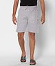 TeenTrums 100% Cotton Solid Shorts - Grey