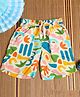 The Lion and the Fish Viscose Doodle Printed Shorts - Multi Colour