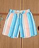 The Lion and the Fish Striped Shorts - Multi Colour