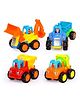 Smartcraft Construction Vehicles Toy Set of 4 - Multicolour