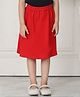 Mini & Ming Cotton Solid Skirt - Red