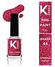 KINDED Nail Paint Topper Coat Textured Glitter Nail Art Nail Polish 44 Sparkle Topaz - 9 ml
