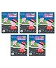 Peppa Pig Colouring Books, Peppa's Fun With Colours, Set of 5 Books - English