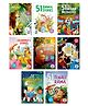 51 Story Books, Aesop's Fables, Animal Stories, Bedtime Stories, Fairy Tales, Panchatantra, Tenali Rama & more, Set of 8 Books - English