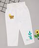 Pantaloons Baby Cotton Disney The Lion King Featuring Simba Embroidered Pant - White