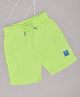 Pantaloons Junior Pocket & Patch Detailed Shorts - Sunny Lime