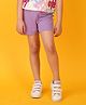 Anthrilo Blended Solid Shorts - Purple