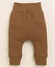 Cot & Candy Organic Cotton Solid Leggings - Chocolate