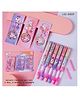 COMERCIO Unicorn Fountain Pen Set for Kids 2 Pen 4 Refill 1 Bookmark - Multicolour
