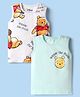 Babyoye Disney Single Jersey Knit Sleeveless Vests With Winnie The Pooh Graphics Pack of 2 - Multicolor