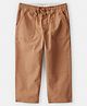 Carter's Knit Ankle Length Solid Color Trouser - Brown