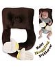 Numum Baby Hugging Pillow for Head Shaping and cozy feeling - Brown (color and design may vary)