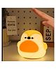 YAMAMA Cute Night Light For Kids Cute Robin Silicon Night Light Super Cute Silicone Night Lamps Squishy LED Animal Night Light Silicone Dimmable Timed Bedside Lamp USB Rechargeable Touch Light Night Lamp - Multicolor
